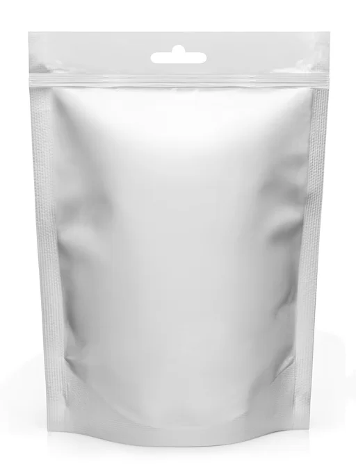Doypack template on white